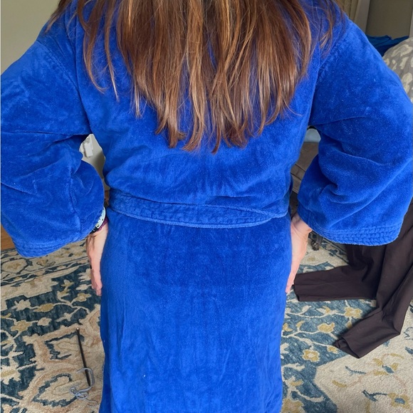 Vintage 1980s 100% cotton terry robe - Picture 2 of 3